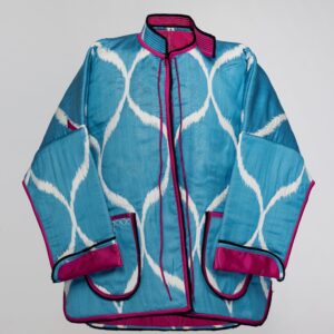 Double-sided reversible jacket "bug'doy"